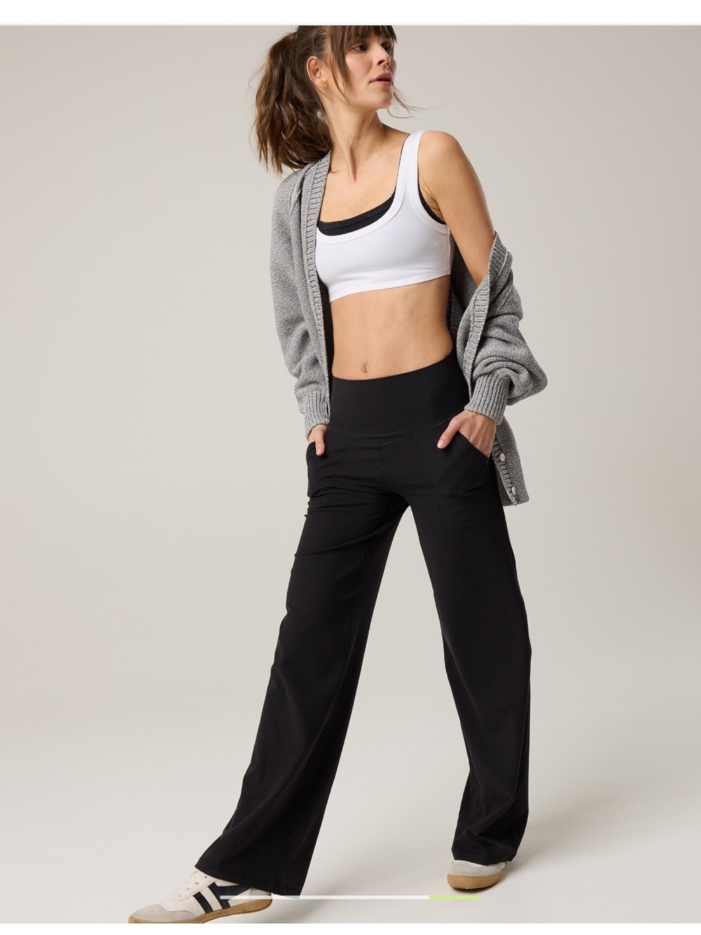 OFFLINE By Aerie Real Me XTRA Ribbed High Waisted Trouser - Picture 5 of 5